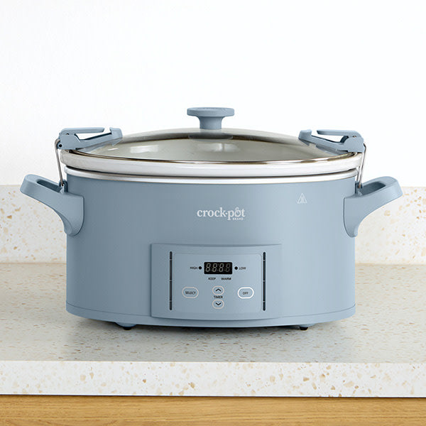 Crock-Pot® Design Series 7-Quart Programmable Slow Cooker, Morning Haze Blue