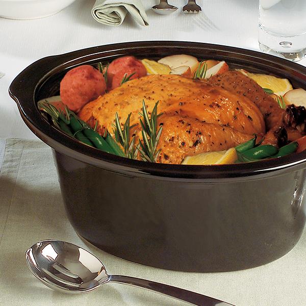 Crock-Pot 7-Quart Manual Slow Cooker, Family Size Serves 8+ People & Fits 6-lb Roast, Removable Stoneware with Warming Setting, Dishwasher Safe for Easy Cleanup, Stainless Steel