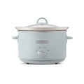 Crock-Pot Design Series 4.5-Quart Manual Slow Cooker, Serves 5+ People, Great for Chili, Soup, Stews, & More, Removable Stoneware is Oven & Dishwasher-Safe, Macaroon Blue