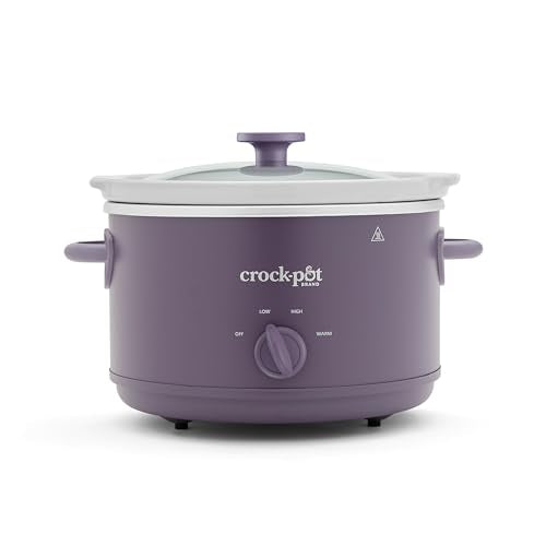 Crock-Pot Design Series 4.5 Quart Manual Slow Cooker, Purple Potato