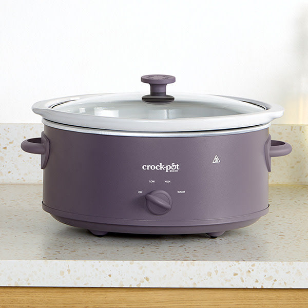 Crock-Pot® Design Series 7-Quart Manual Slow Cooker, Purple Potato
