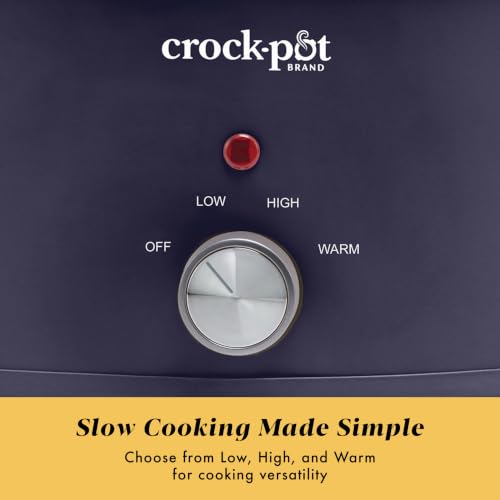 Crock-Pot 10QT Manual CNC Slow Cooker, Purple Basil