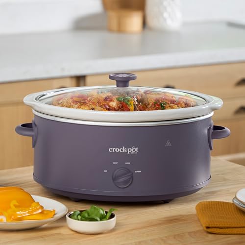 Crock-Pot® Design Series 7-Quart Manual Slow Cooker, Purple Potato