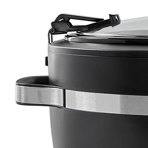 Crock-Pot Thermoshield Slow Cooker with Easy Carry Handles | 6 Quart Manual Slow Cooker, Black