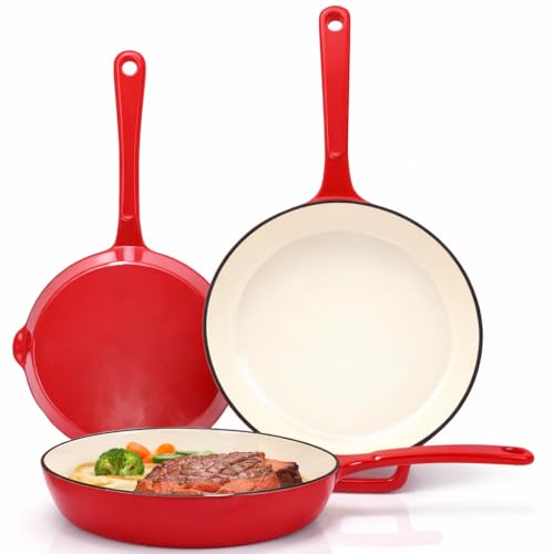 Crock-Pot Crock Pot Artisan Enameled Cast Iron Braiser W/Lid, 5 Quart, Scarlet Red
