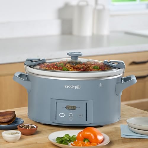Crock-Pot® Design Series 7-Quart Programmable Slow Cooker, Morning Haze Blue