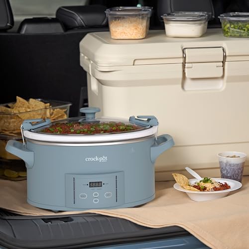 Crock-Pot® Design Series 7-Quart Programmable Slow Cooker, Morning Haze Blue
