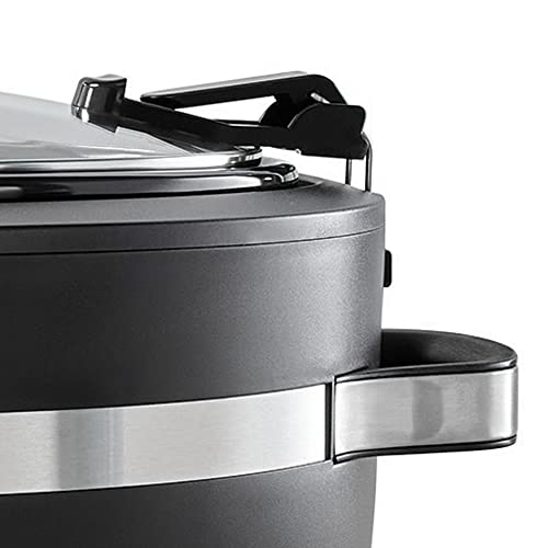 Crock-Pot Thermoshield Slow Cooker with Easy Carry Handles | 6 Quart Manual Slow Cooker, Black