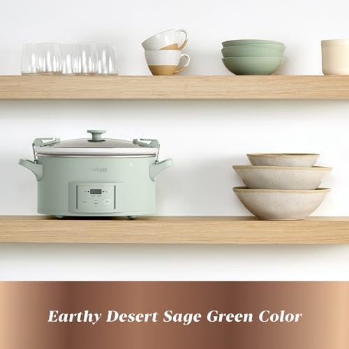 Crock-Pot® Design Series 7-Quart Programmable Slow Cooker, Desert Sage Green