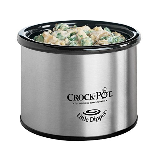 Crock-Pot 6-Quart Countdown Programmable Oval Slow Cooker with Dipper, Stainless Steel, SCCPVC605-S