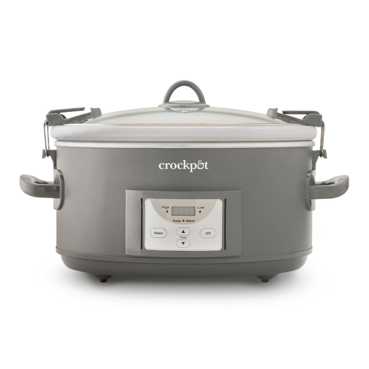 Crock-Pot MyTime Technology 6 Quart Programmable Slow Cooker and Food Warmer with Digital Timer, Stainless Steel (2137020)