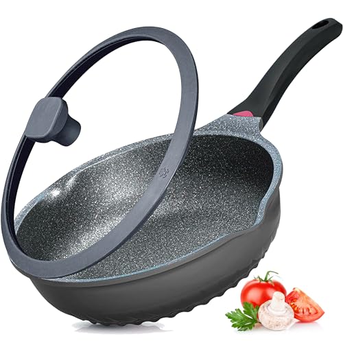 Crock-Pot 3-Quart European Enameled Cast Iron Saucepan with Lid – Gradient Red, Durable Oven Safe Cookware