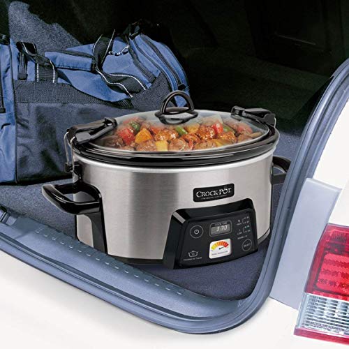 Crock-Pot SCCPCTS605-S Cook Travel Serve 6-Quart Programmable Slow Cooker