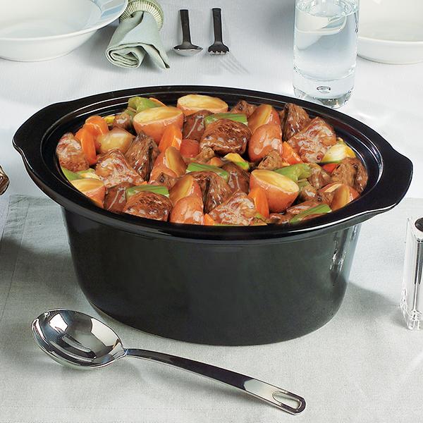 Crock-Pot 2-Quart Manual Slow Cooker, Feeds 2+ People, Great for Small Meals, Dips, & Sides; Removable Stoneware is Oven & Dishwasher-Safe, Black
