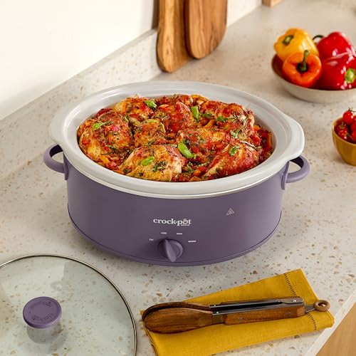 Crock-Pot® Design Series 7-Quart Manual Slow Cooker, Purple Potato