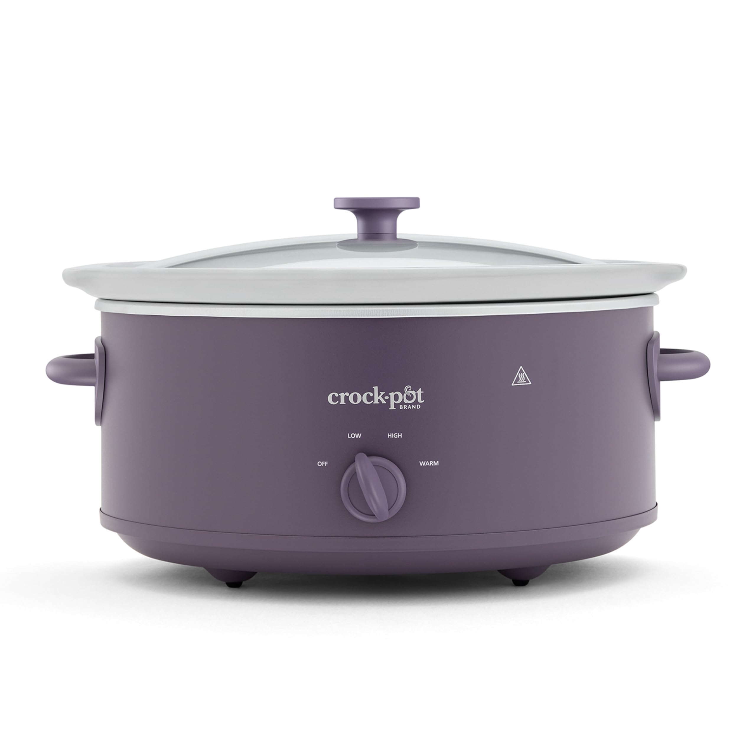 Crock-Pot 7-Quart Manual Slow Cooker, Family Size Serves 8+ People & Fits 6-lb Roast, Removable Stoneware with Warming Setting, Dishwasher Safe for Easy Cleanup, Stainless Steel