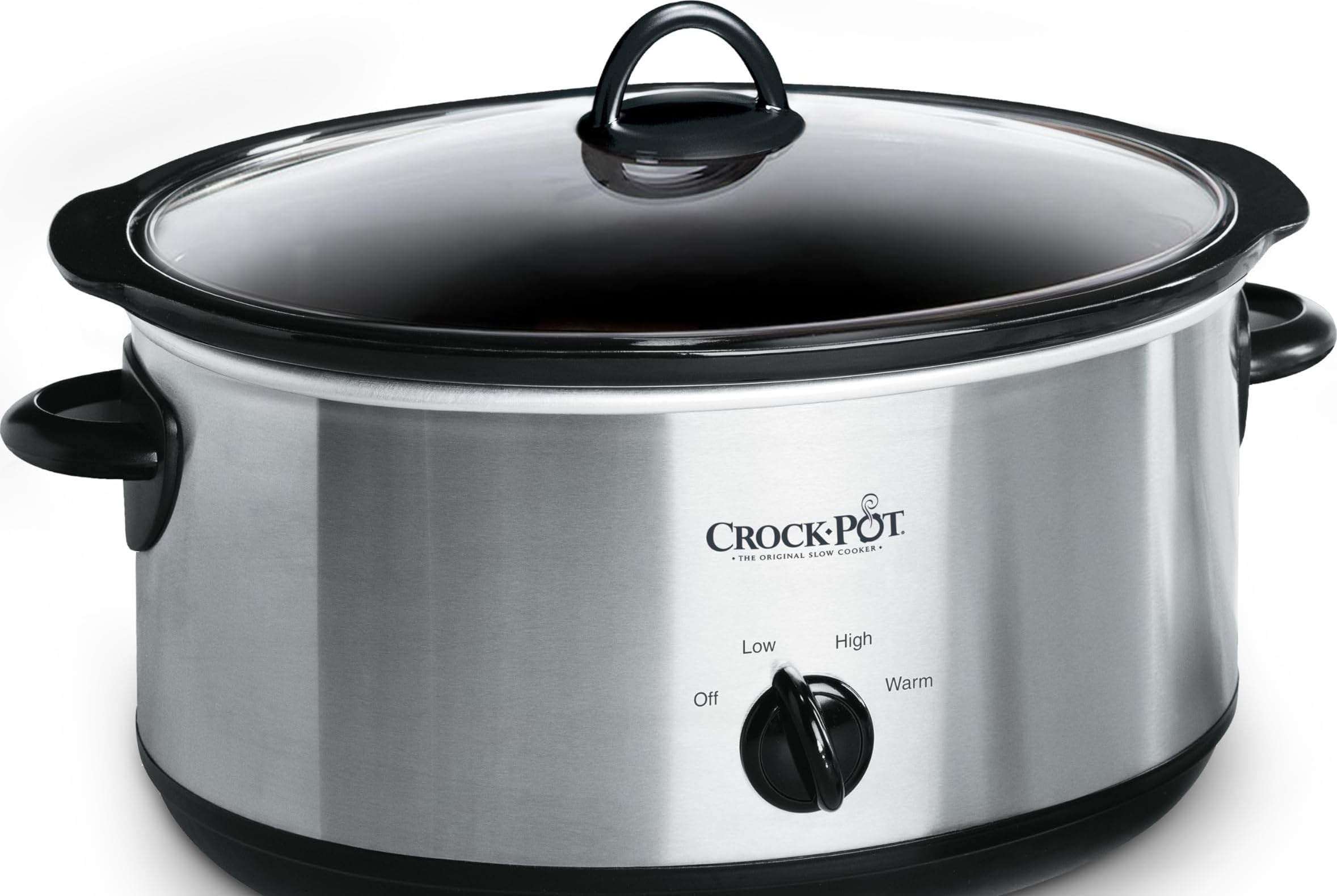 Crock-Pot 7-Quart Manual Slow Cooker, Family Size Serves 8+ People & Fits 6-lb Roast, Removable Stoneware with Warming Setting, Dishwasher Safe for Easy Cleanup, Turquoise