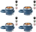Crock-Pot 20oz Portable Electric Food Warmer, Personal Lunch Box Keeps Food Spill-Free & Warm, Ideal for Travel, Work, Car, On-the-Go, Dishwasher-Safe, Giftable, Faded Blue