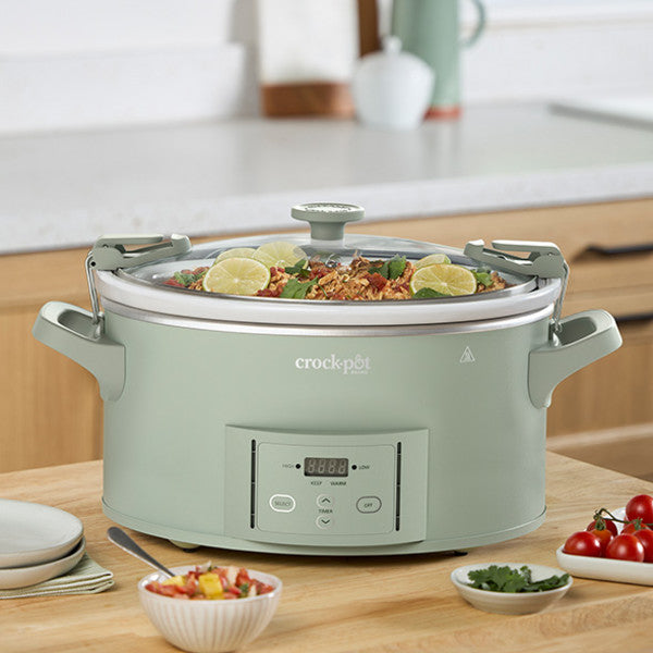 Crock-Pot® Design Series 7-Quart Programmable Slow Cooker, Desert Sage Green