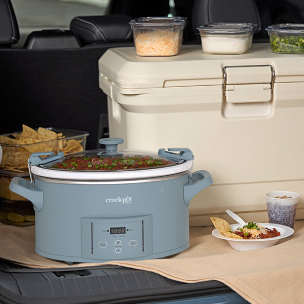 Crock-Pot® Design Series 7-Quart Programmable Slow Cooker, Morning Haze Blue