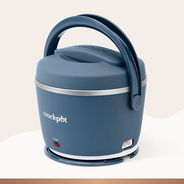 Crock-Pot Electric Lunch Box, Portable Food Warmer for Travel, Car, On-the-Go, 20-Ounce, Blush Pink | Keeps Food Warm & Spill-Free | Dishwasher-Safe | Gifts for Women