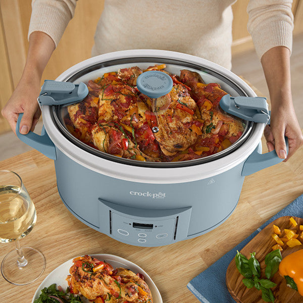 Crock-Pot® Design Series 7-Quart Programmable Slow Cooker, Morning Haze Blue