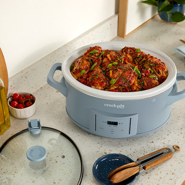 Crock-Pot® Design Series 7-Quart Programmable Slow Cooker, Morning Haze Blue